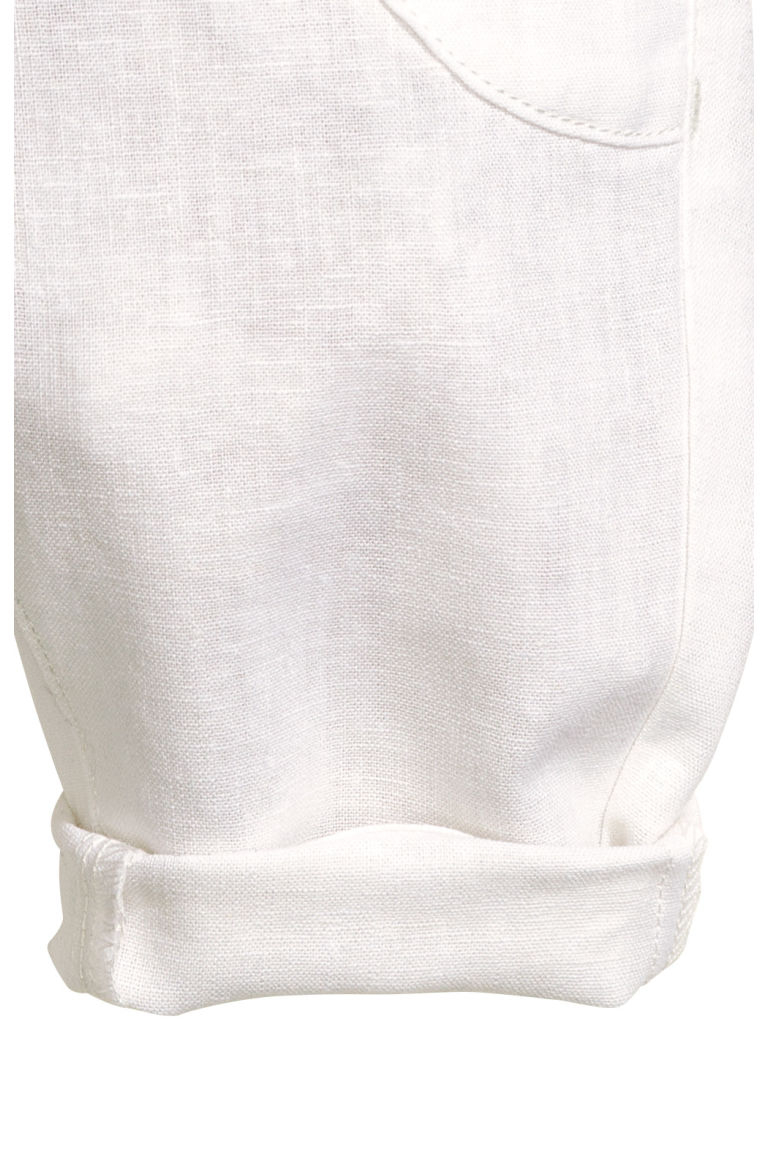 Штани  для хлопчика H&amp;M 0473945003 074 см (6-9 months) білий 60173