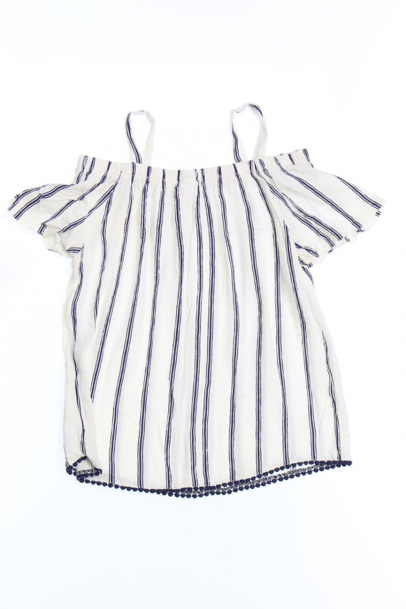 Блузка з віскозою для дівчинки C&amp;A 64354-1029718 158-164 см (12-14 years) білий  80270