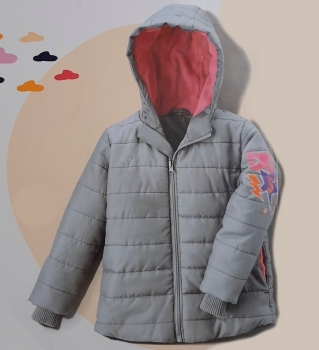 Куртка демісезонна  для дівчинки Kuniboo 1162853-2718 086-92 см (12-24 months) сірий 64164