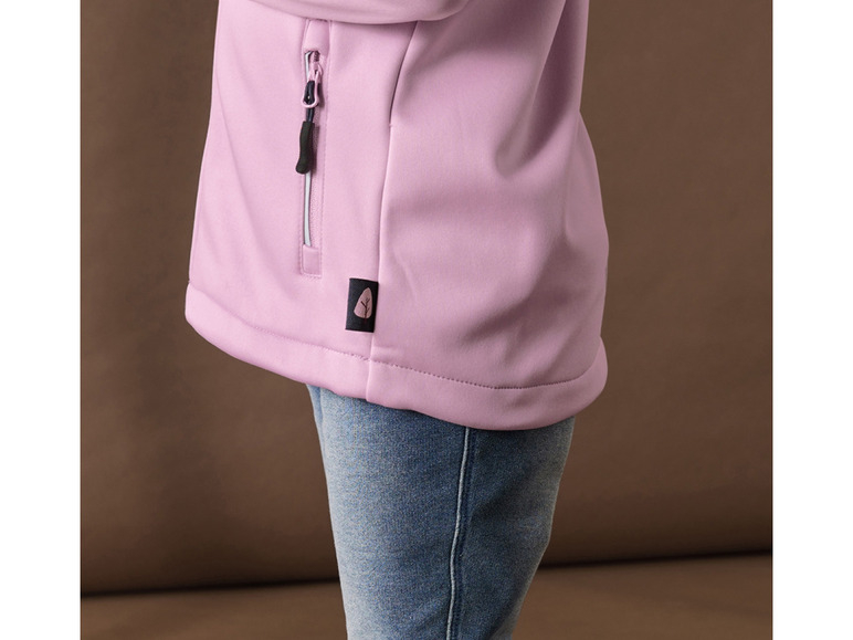 Куртка Softshell 086-92 см (12-24 months)   водовідштовхувальна та вітрозахисна для дівчинки Lupilu 445131 бузковий 89981