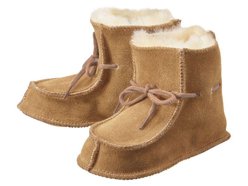 Пінетки-чобітки  для хлопчика Lupilu 302514 розмір взуття 18-19 (9-18 months) коричневий 65726
