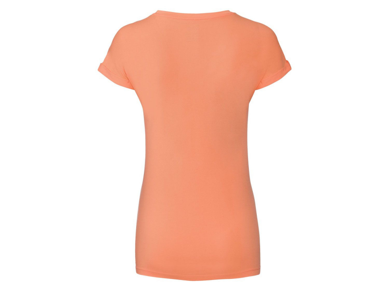 Спортивна футболка S   з швидковисихаючої тканини для жінки Crivit 348401 помаранч 68766