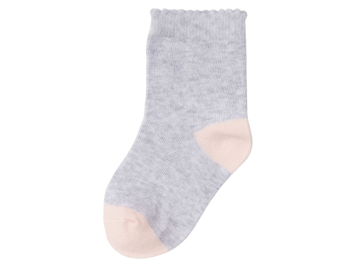 Шкарпетки 19-22   середньої довжини для дівчинки Lupilu 370657 сірий 73550