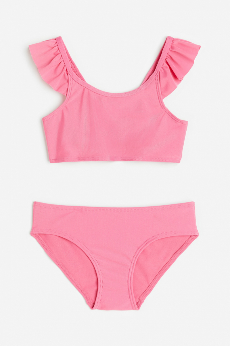 Купальник роздільний 098-104 см (2-4 years)   (топ і плавки) для дівчинки H&amp;M 1044746-014 рожевий 91989