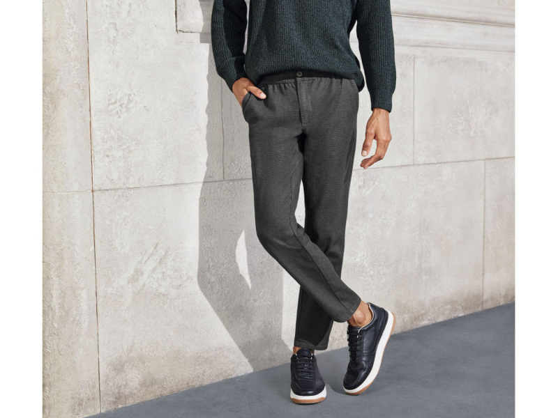 Штани 48,M чинос Slim Fit завужені для чоловіка Livergy 414904 сірий 89471