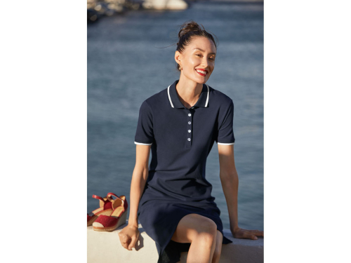 Сукня (плаття) XS -поло (polo) з бавовняного піке для жінки Esmara 371655 темно-синій 87816 Сукня (плаття) XS -поло (polo) з бавовняного піке для жінки Esmara 371655 темно-синій 87816
