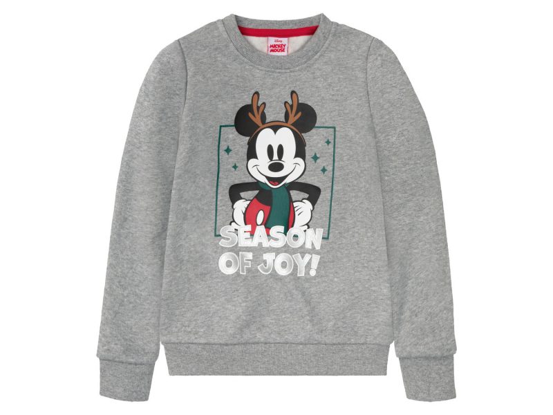 Світшот з начосом для хлопчика Disney 392937 134-140 см (8-10 years) сірий  90286