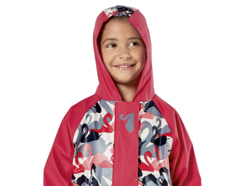 Куртка-дощовик водовідштовхувальна та вітрозахисна для дівчинки Lupilu 307991 110-116 см (4-6 years) рожевий 65187