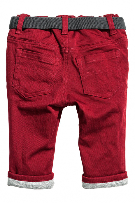 Штани  для хлопчика H&amp;M BDO56901 086 см (12-18 months) червоний 56901