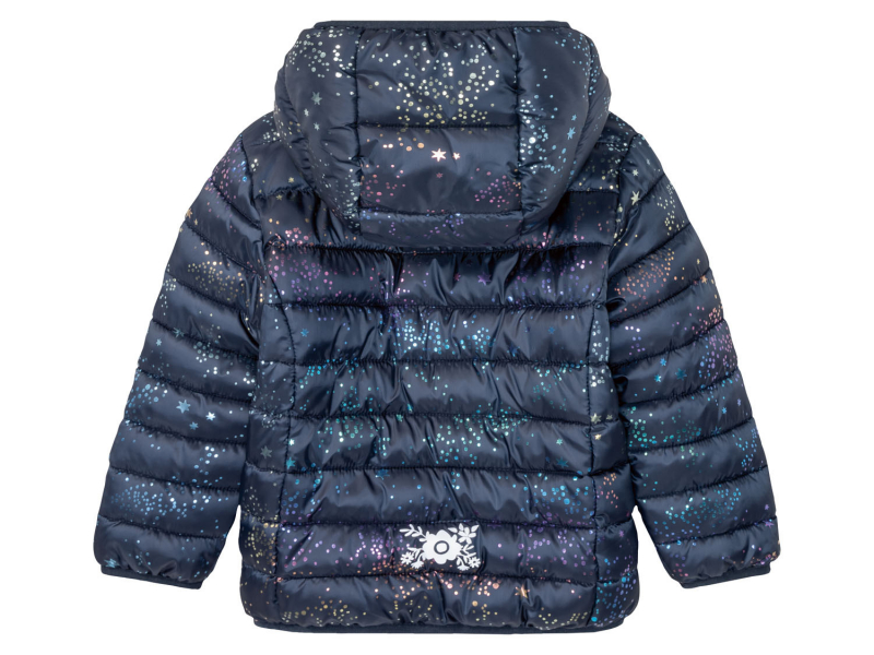 Куртка демісезонна з капюшоном для дівчинки Lupilu 378050 092 см (18-24 months) темно-синій  82773