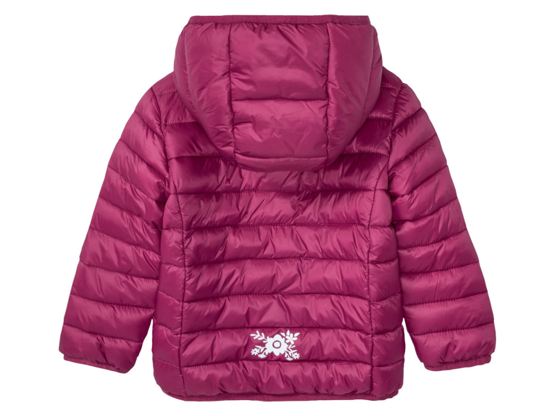 Куртка демісезонна з капюшоном для дівчинки Lupilu 378050 092 см (18-24 months) бордовий  82777
