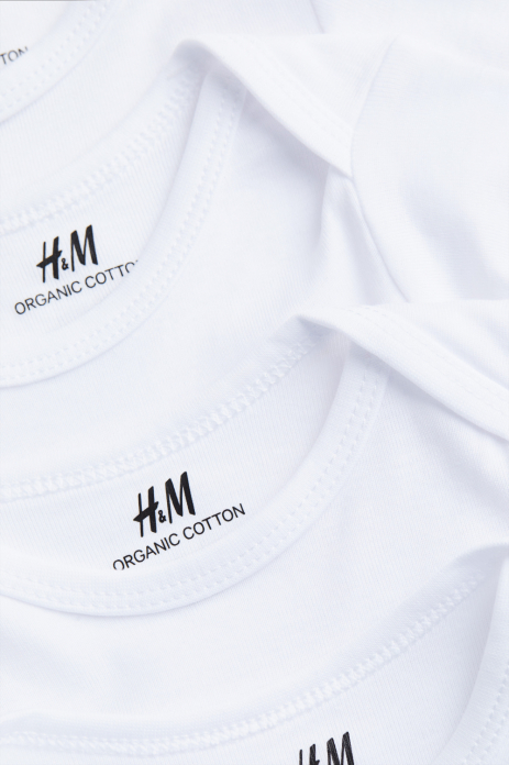 Боді 092 см (18-24 months) бавовняне для хлопчика H&M 0472064001 білий 85555 Боді 092 см (18-24 months) бавовняне для хлопчика H&M 0472064001 білий 85555
