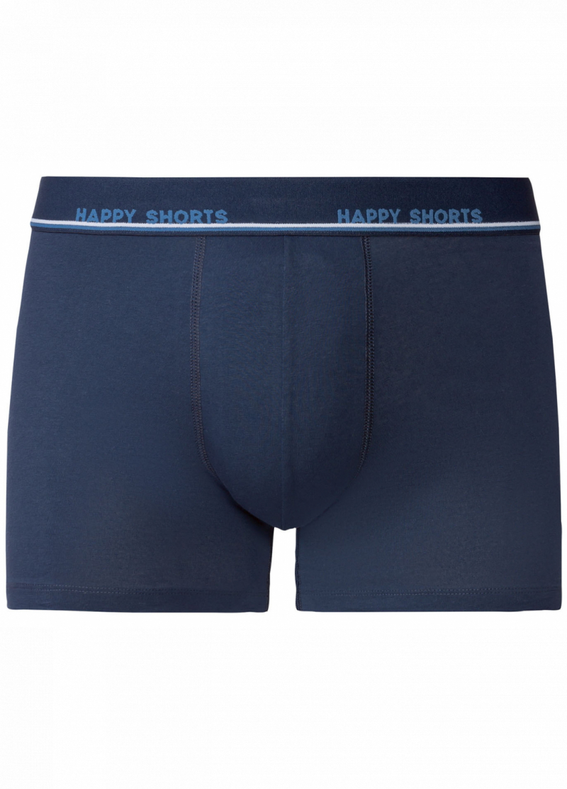 Труси M   шорти однотонні для чоловіка Happy Shorts 397043-1 темно-синій 77277