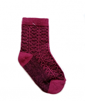 Шкарпетки    середньої довжини для дівчинки Lupilu 357564 розмір взуття 11-14 (0-3 months) бордовий 73570