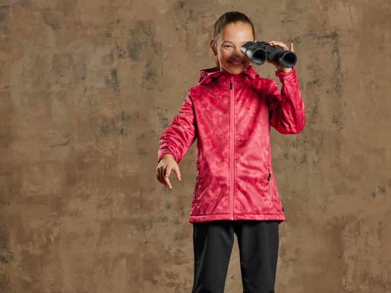 Куртка Softshell 146-152 см (10-12 years)   водовідштовхувальна та вітрозахисна для дівчинки Crivit 445136 червоний 89977