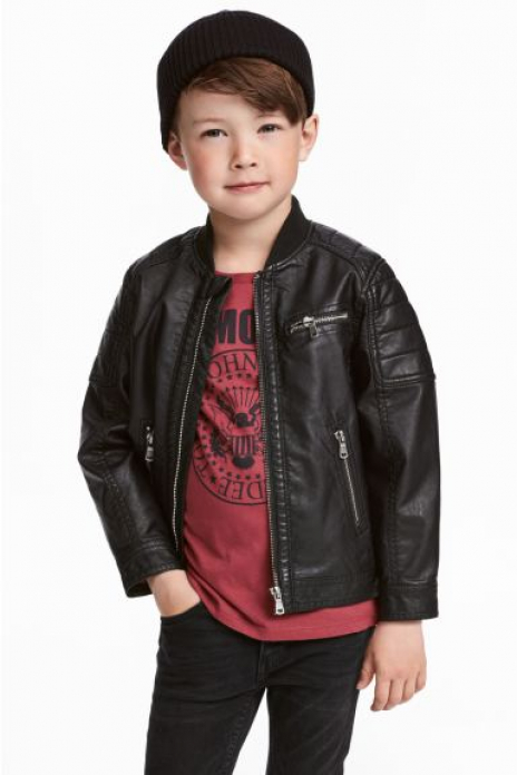 Куртка  для хлопчика H&amp;M 0495674001 104 см (3-4 years) чорний 65965