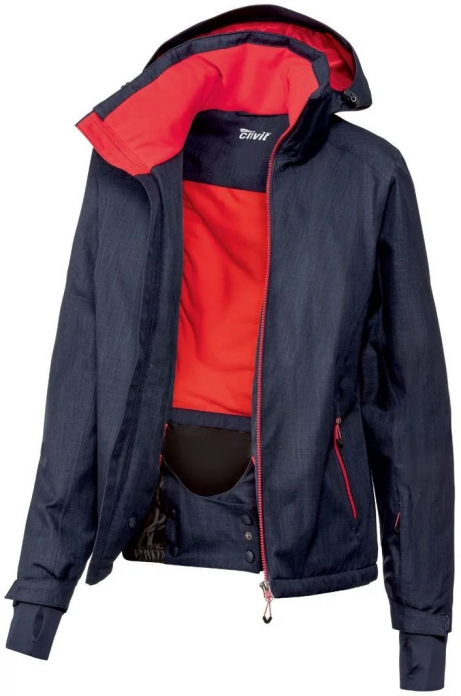 Термо-куртка 40,L   мембранна (3000мм) для жінки Crivit 335158 темно-синій 73063
