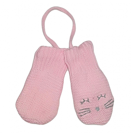 Рукавиці  для дівчинки Cool Club CAG1700949 розмір перчаток 0 (0-12 months, 50-80 см) рожевий 66800