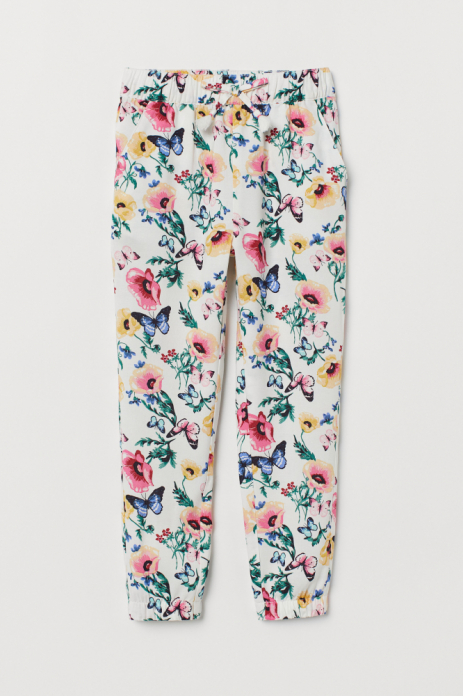 Штани  для дівчинки H&amp;M 0681111005 134 см (8-9 years) білий 59053