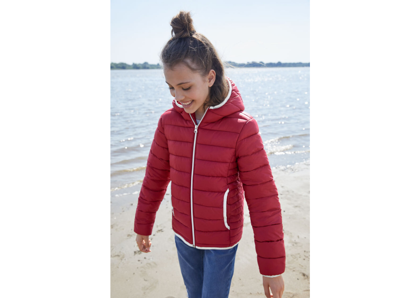 Куртка демісезонна водовідштовхувальна та вітрозахисна для дівчинки Pepperts 357764 152 см (11-12 years) бордовий  77291
