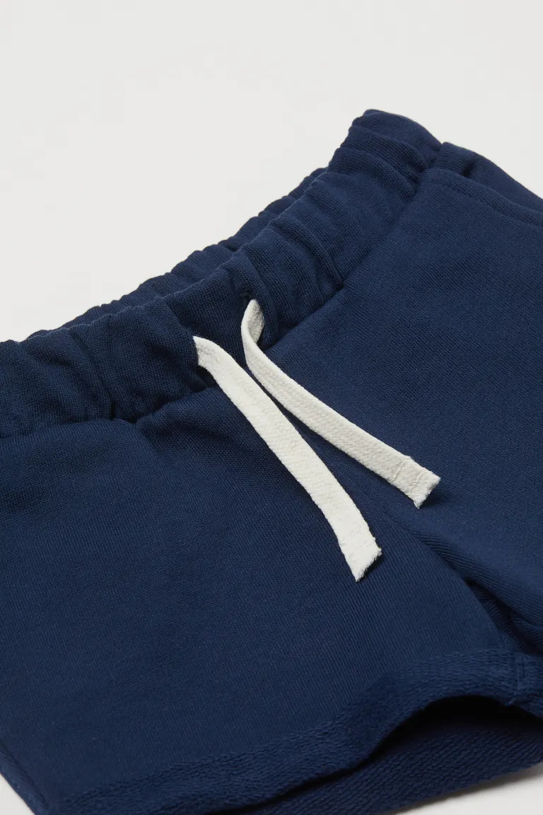 Шорти 104 см (3-4 years)   двунитка для хлопчика H&amp;M 0840989-008 темно-синій 82983