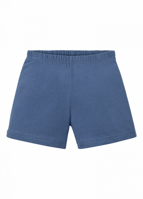 Пижамные шорты хлопковые трикотажные для мальчика Lupilu 349607  Синий  74147