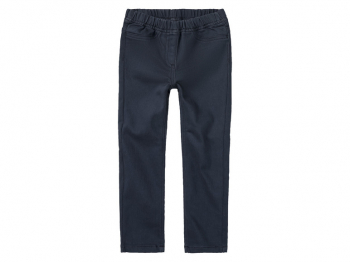 Джегінси 098-104 см (2-4 years)  Skinny на резинці з кишенями для дівчинки Lupilu 416673 темно-синій 84935