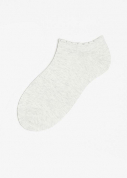 Шкарпетки    короткі для дівчинки H&amp;M 1155563-004 розмір взуття 31-33 (8-10 years) сірий 80839