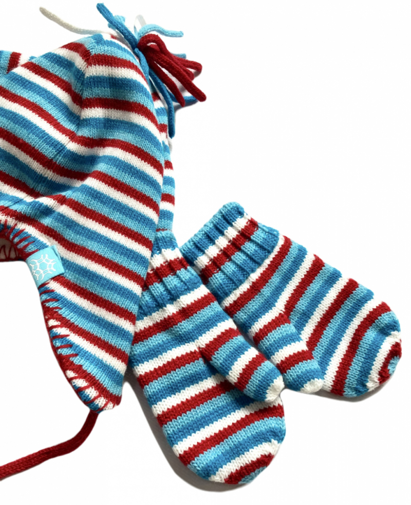 Шапка + шарф + рукавиці  для хлопчика Primark 12129 обхват 49-50 (86-92 см) синій 57197