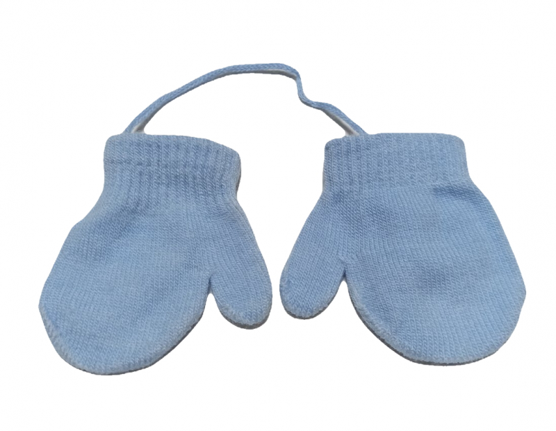 Рукавиці  для хлопчика Cool Club CCAN3033 розмір перчаток 0 (0-12 months, 50-80 см) блакитний 66788