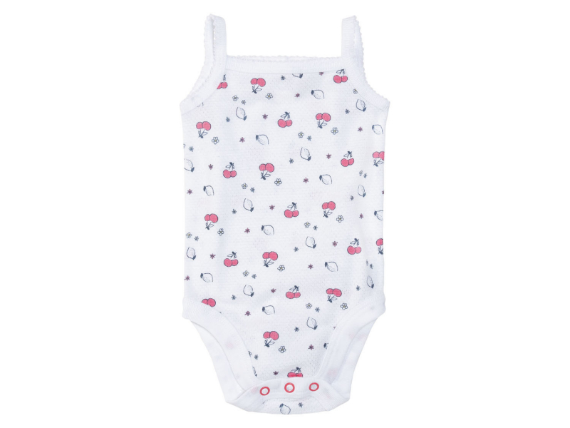 Боді 074-80 см (6-12 months)   ажурні набір 2 шт.  для дівчинки Lupilu 370944 Різнобарвний 86154