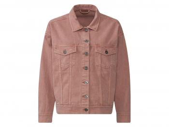 Джинсова куртка оверсайз для жінки Esmara 366910 36 / S (EU) рожевий  82267