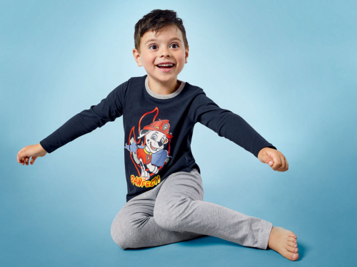 Піжамні штани 122-128 см (6-8 years)   бавовняні для хлопчика Nickelodeon 369985 сірий 81906