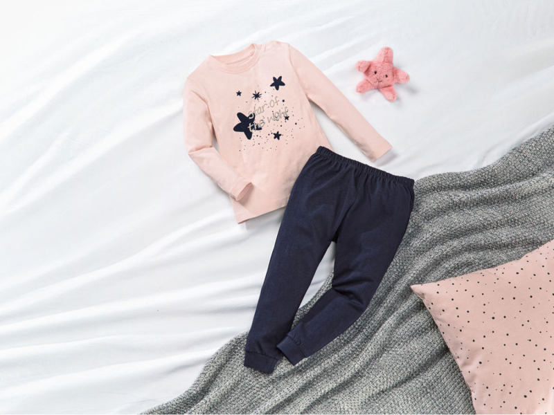 Футболка-лонгслів бавовняний для дівчинки Lupilu 381524 086-92 см (12-24 months) рожевий  88236