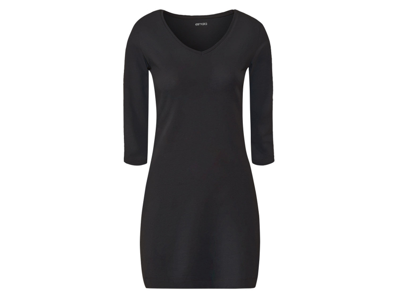 Футболка-лонгслів рукав 3/4 для жінки Esmara 379690 34 / XS чорний  89027