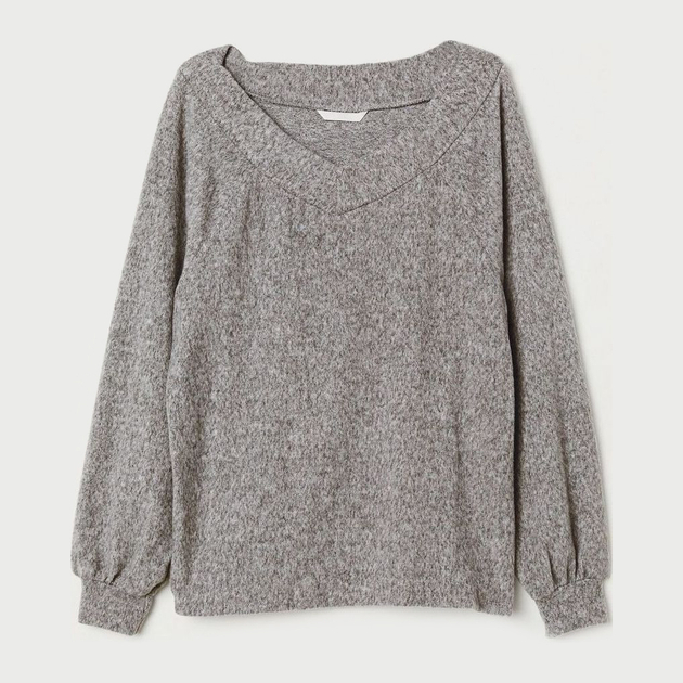 Джемпер S   вільного крою для жінки H&amp;M 0666638-8 сірий 82821