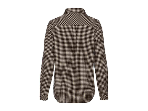 Рубашка з довгими рукавами для жінки Esmara 391926 34 / XS (EU) коричневий 83826 Рубашка з довгими рукавами для жінки Esmara 391926 34 / XS (EU) коричневий 83826