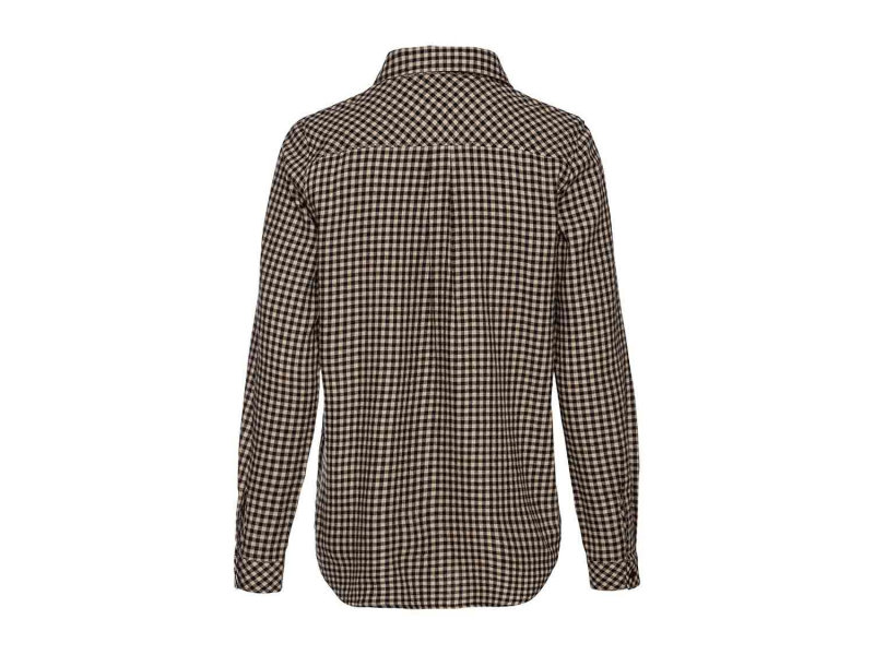 Рубашка з довгими рукавами для жінки Esmara 391926 34 / XS (EU) коричневий  83826