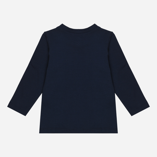 Футболка-лонгслів 134-140 см (8-10 years)   бавовняна трикотажна для хлопчика H&amp;M 0503569-001 темно-синій 85554
