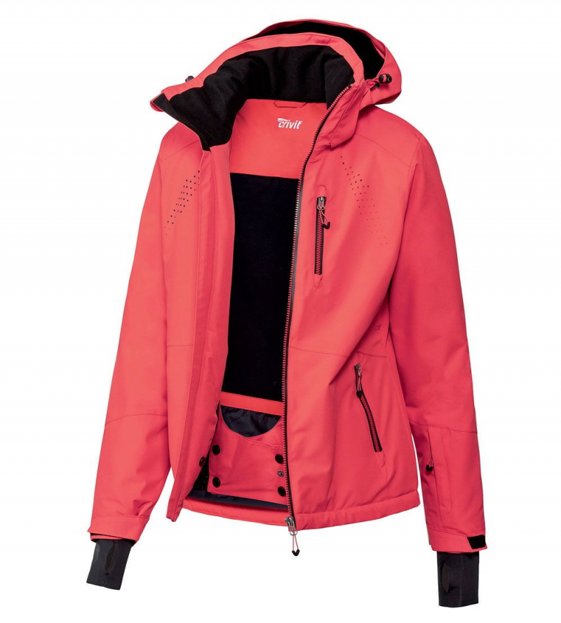 Термо-куртка для жінки Crivit 335158 42 / M-L (EU) кораловий (рожево-помаранчевий)  66643