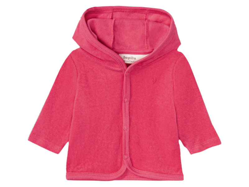 Кофта махрова з капюшоном для хлопчика Lupilu 370261 074-80 см (6-12 months) темно-синій  90236
