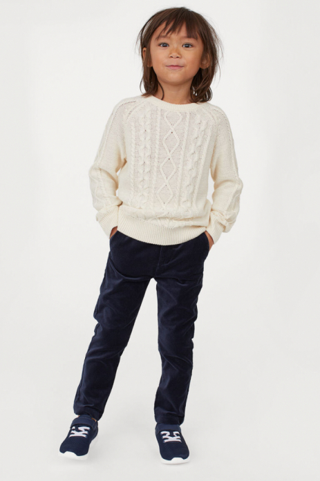 Штани  для хлопчика H&amp;M 0797645001 104 см (3-4 years) темно-синій 59206