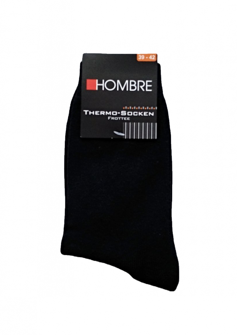 Термошкарпетки 39-42   середньої довжини для чоловіка Hombre 891037 чорний 72508