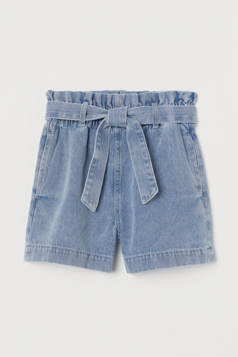 Шорти джинсові для дівчинки H&amp;M 0823242-001 152 см (11-12 years) блакитний  80003