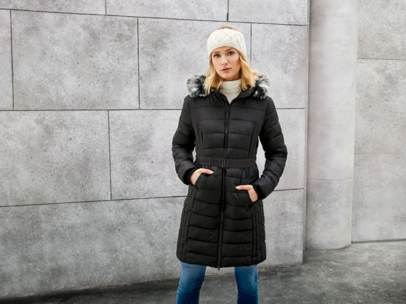 Зимова куртка XS   водовідштовхувальна та вітрозахисна для жінки Esmara 362839 чорний 72645