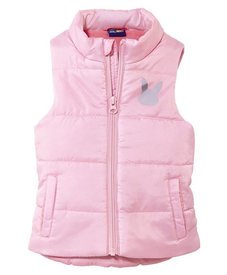 Теплий жилет 104 см (3-4 years)   на флісовій підкладці для дівчинки Lupilu 301509 рожевий 65236