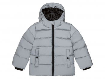 Зимова куртка 086-92 см (12-24 months)   світловідбивна для хлопчика Lupilu 378611 сірий 78555