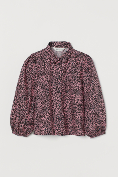 Блузка бавовняна для дівчинки H&amp;M 0925542-001 158 см (12-13 years) рожевий  82226