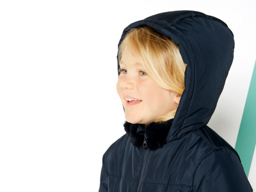 Куртка демісезонна утеплена на флісовій підкладці для дівчинки Lupilu 324230 116 см (5-6 years) темно-синій 66832