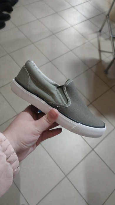 Сліпони 32   текстильні для хлопчика Pepperts 293315 хакі 90820